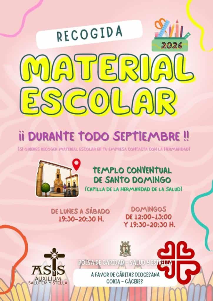 20260904 recogida material escolar estrella salud